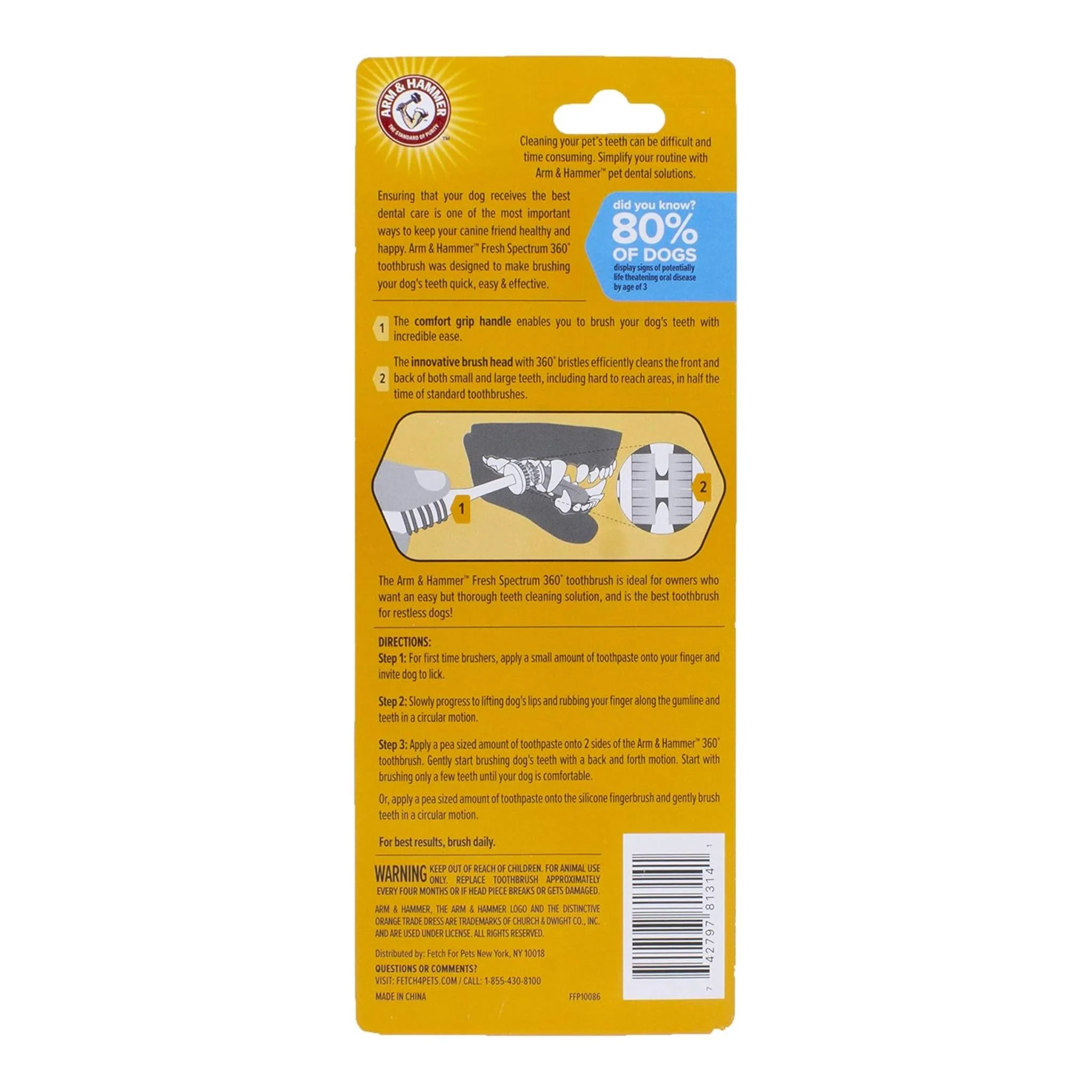 Arm & Hammer 360° Toothbrush - Image 2
