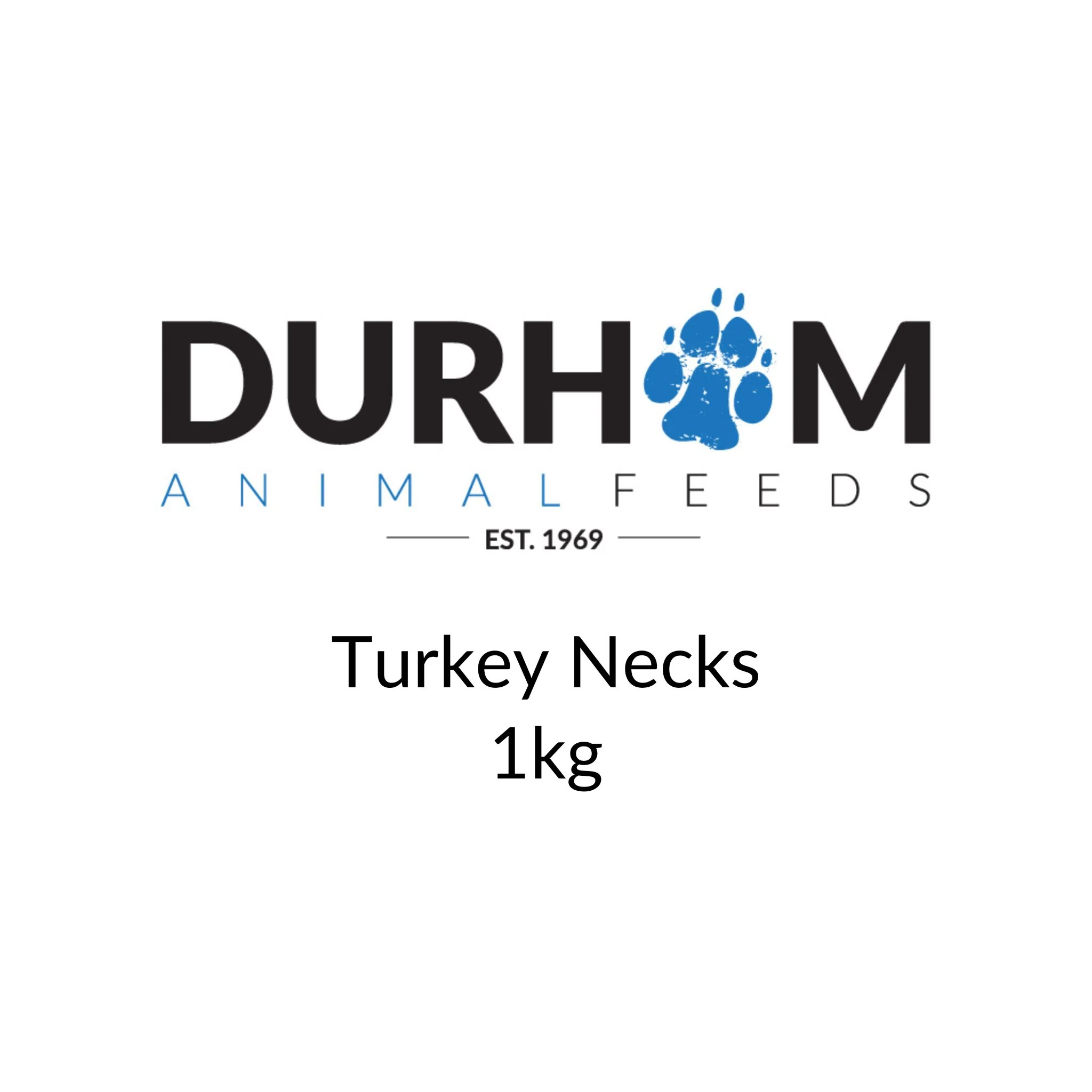 Durham Animal Feeds Frozen Turkey Necks (1kg)