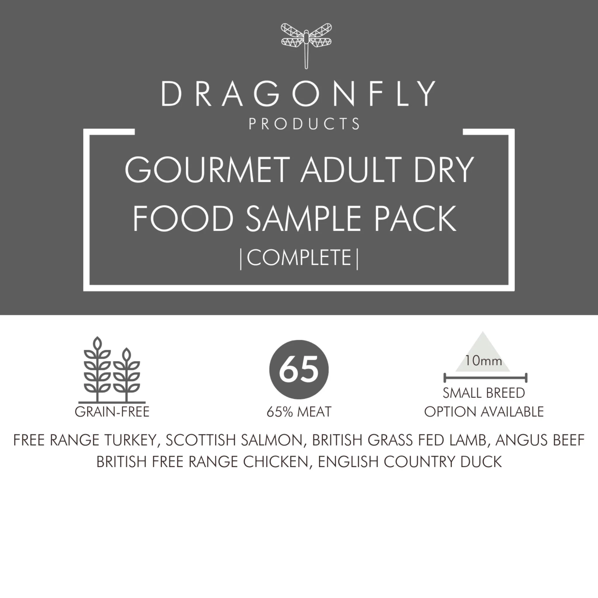 Gourmet Adult Dry Food Sample Pack (6 x 100g) - Image 2