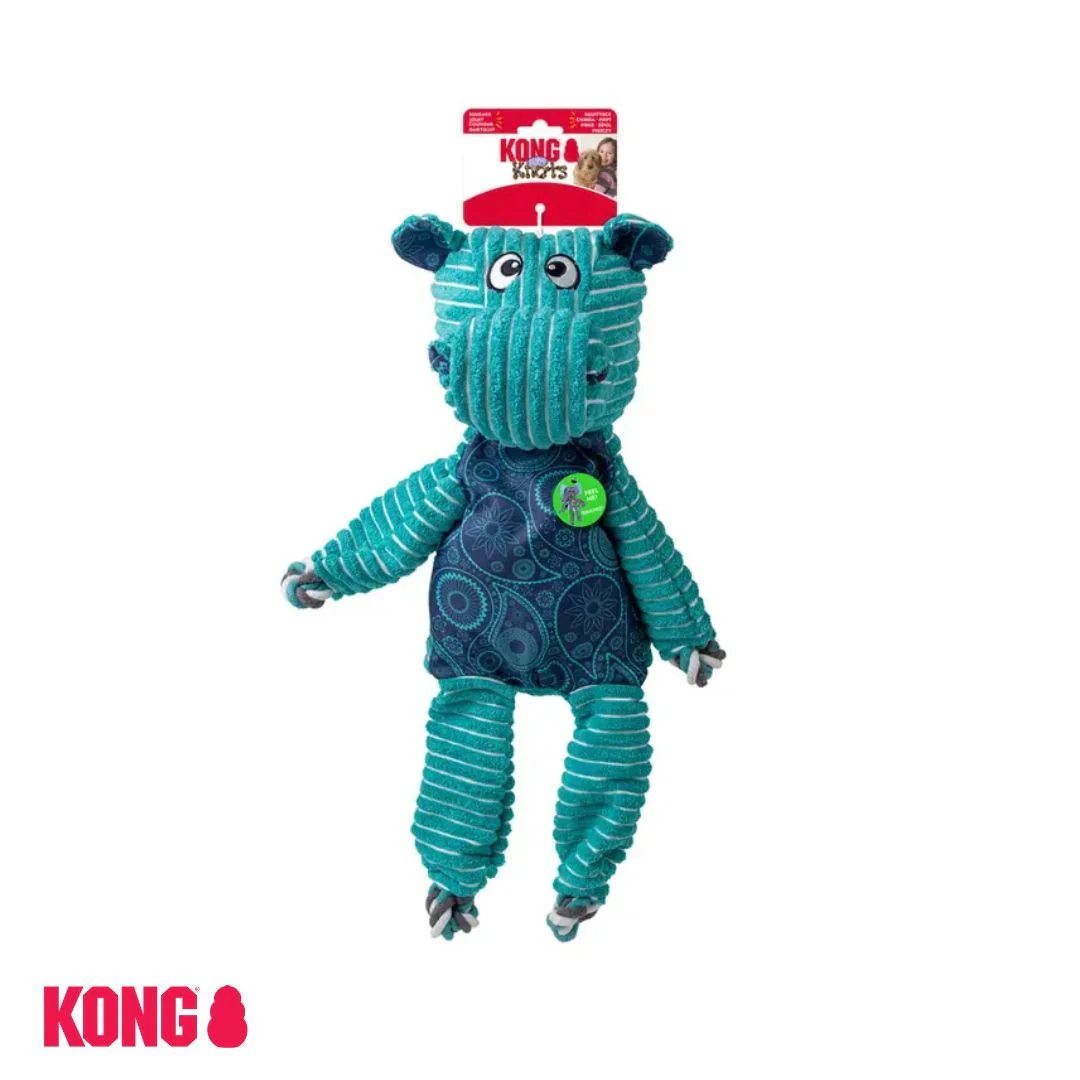 KONG Floppy Knots Jumbo Hippo - Image 2