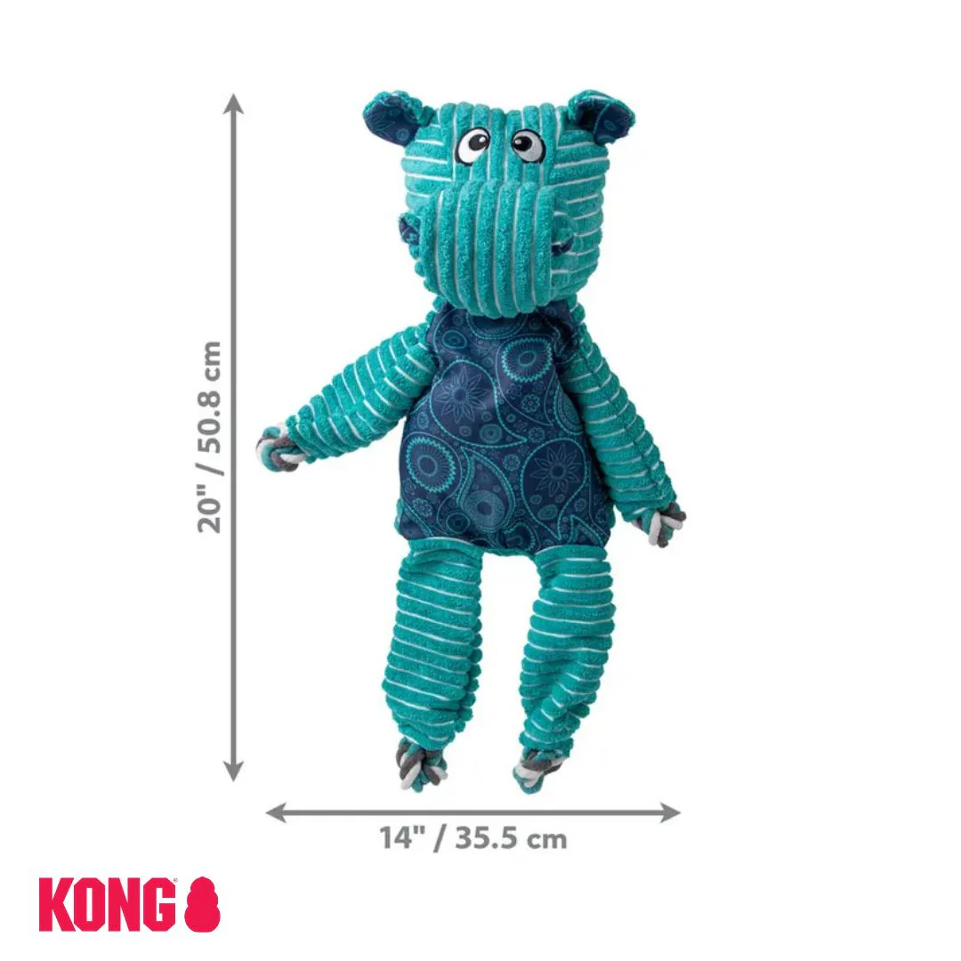 KONG Floppy Knots Jumbo Hippo - Image 3