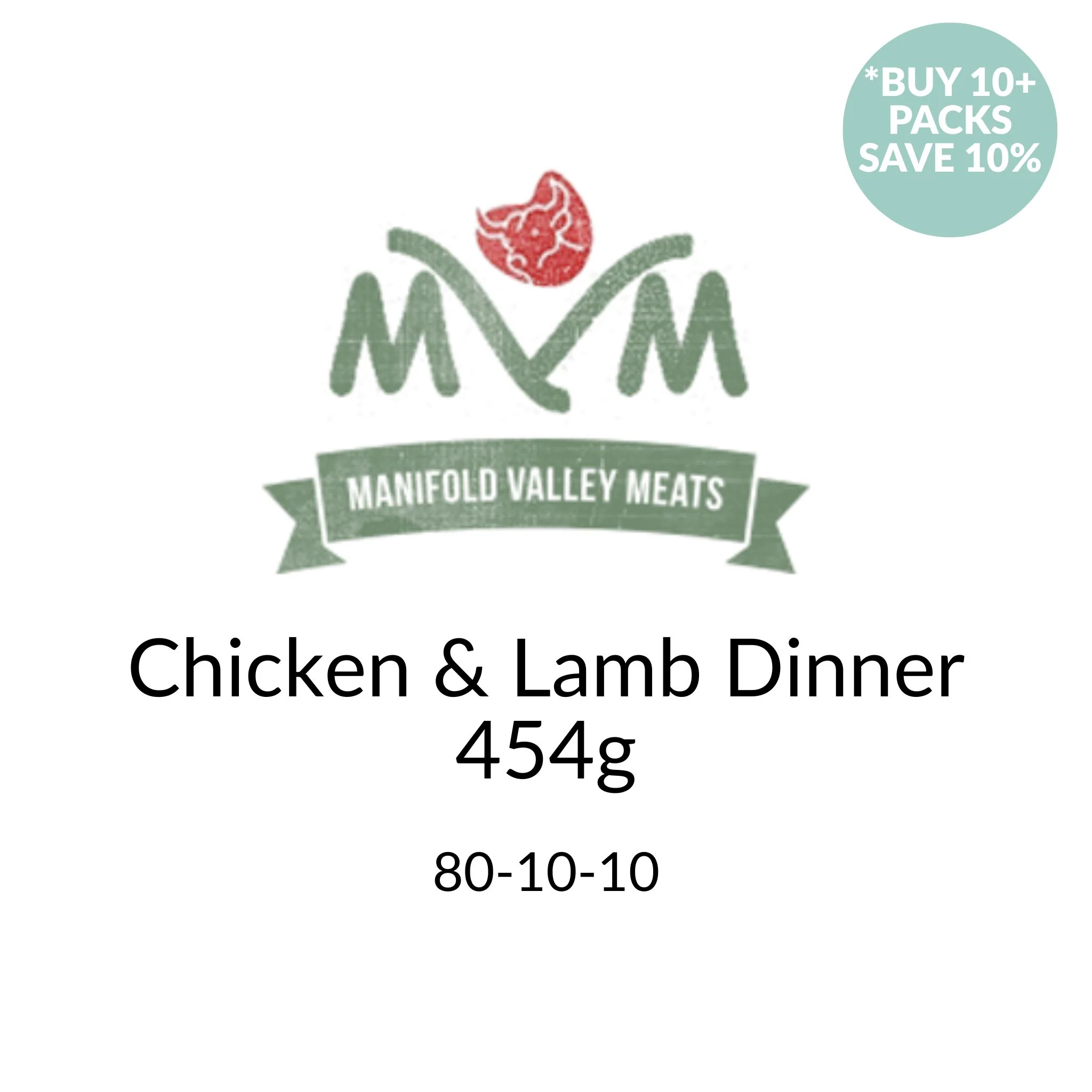 Manifold Valley Meats Chicken & Lamb Dinner
