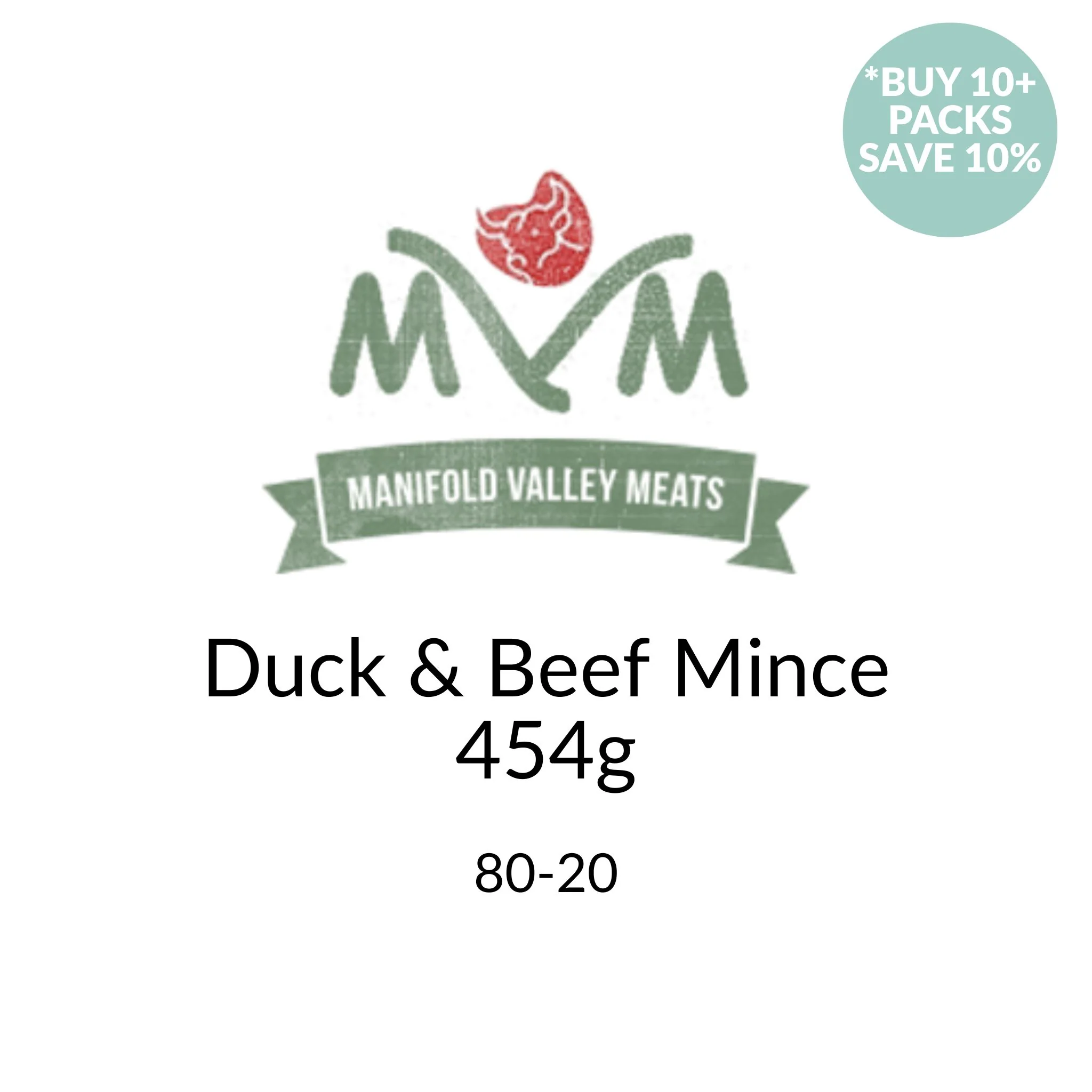 Manifold Valley Meats Minced Duck & Beef