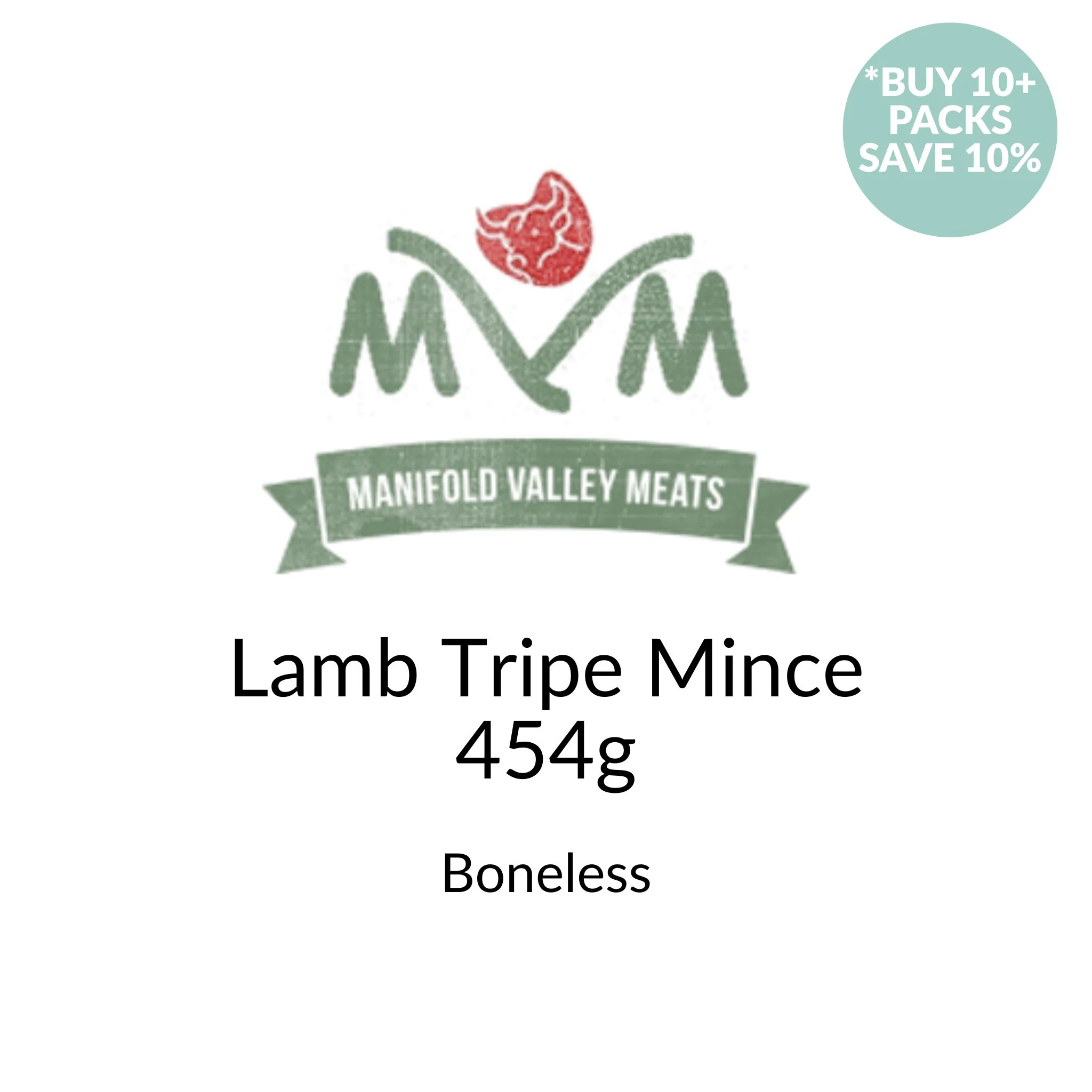 Manifold Valley Meats Minced Lamb Tripe