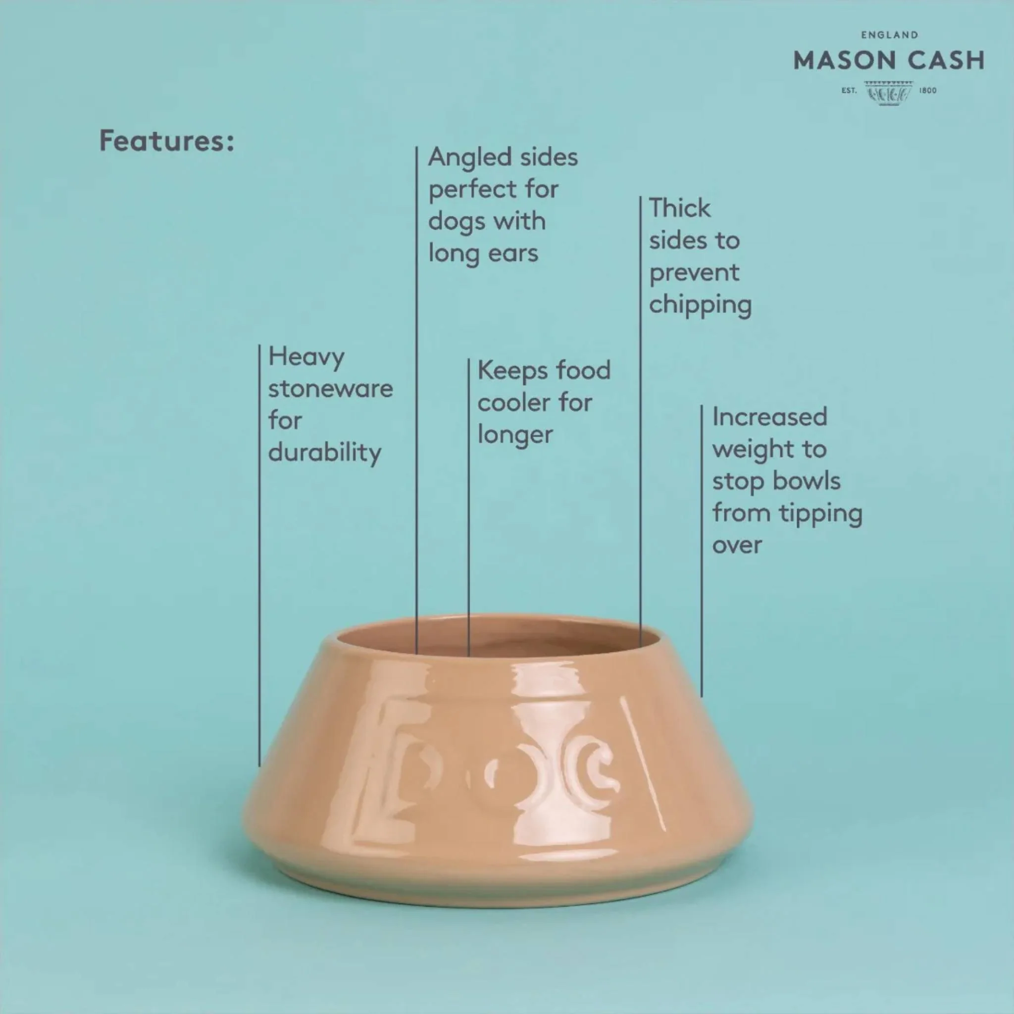 Mason Cash Non Tip Spaniel Bowl - Image 3