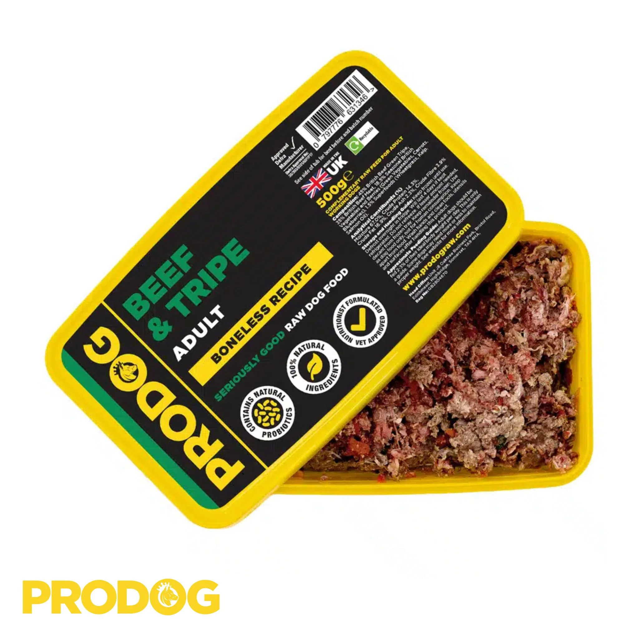 ProDog Raw Beef & Green Tripe Boneless - Image 3