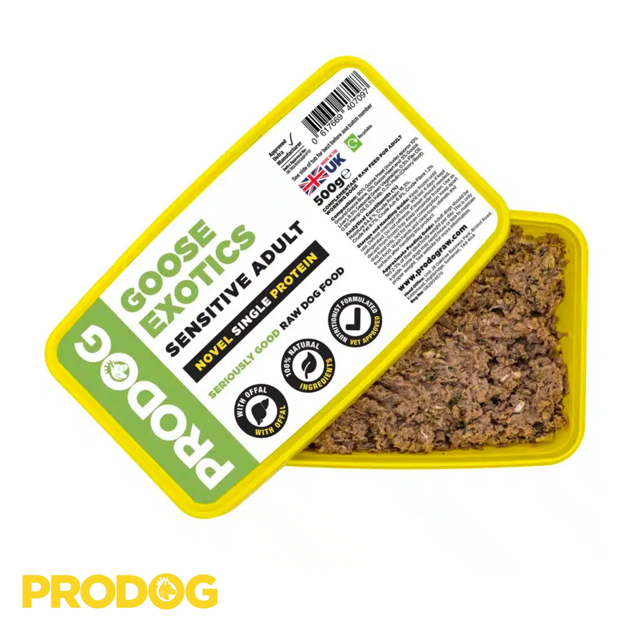 ProDog Raw Goose & Offal Exotics Complete - Image 3