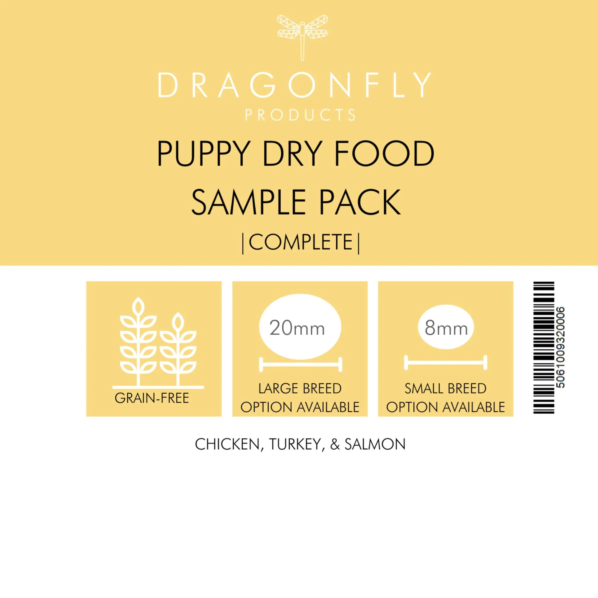 Puppy Dry Food Sample Pack (7 x 100g) - Image 2