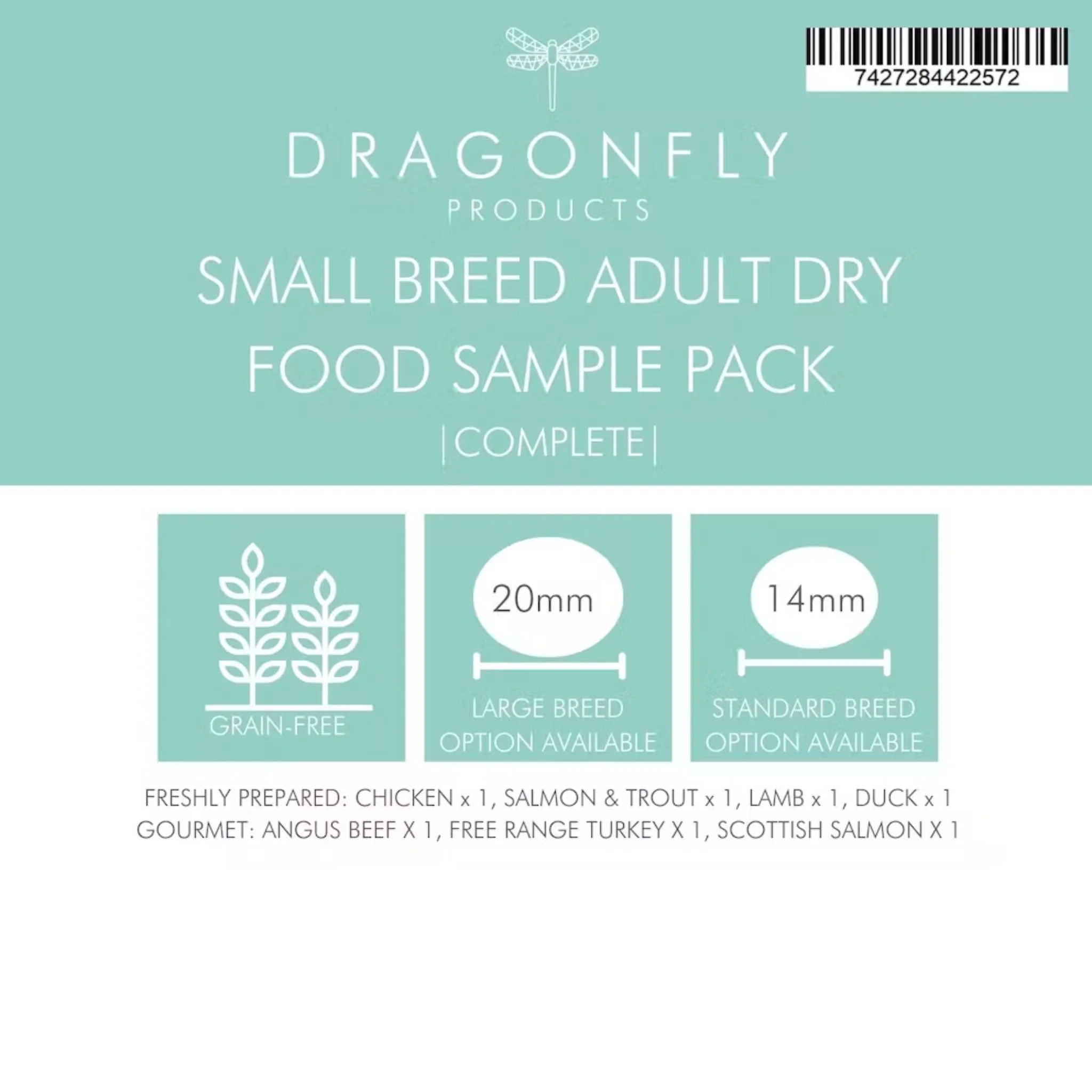 Small Breed Adult Dry Food Sample Pack (7 Flavours x 100g) - Image 2