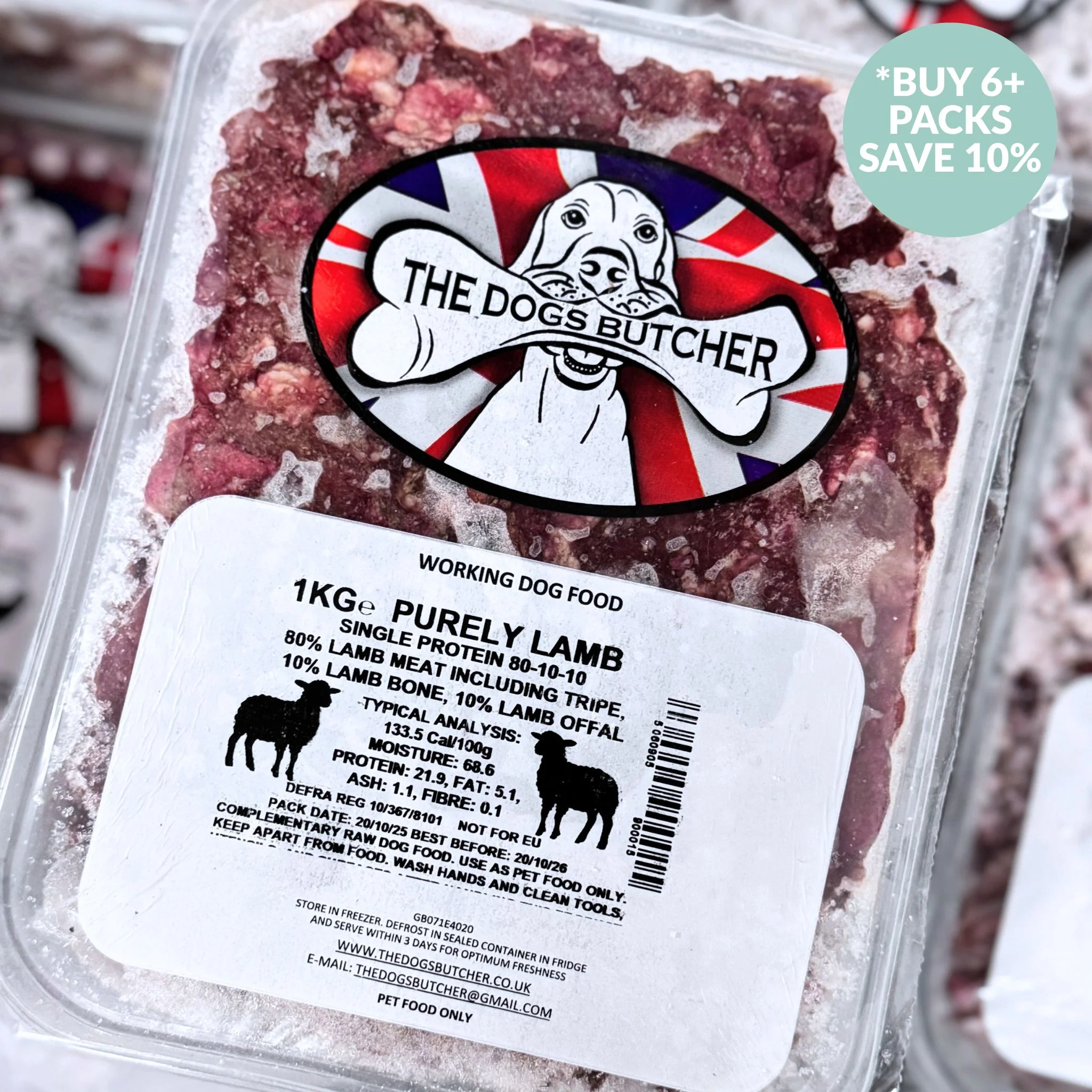 The Dogs Butcher Purely Lamb