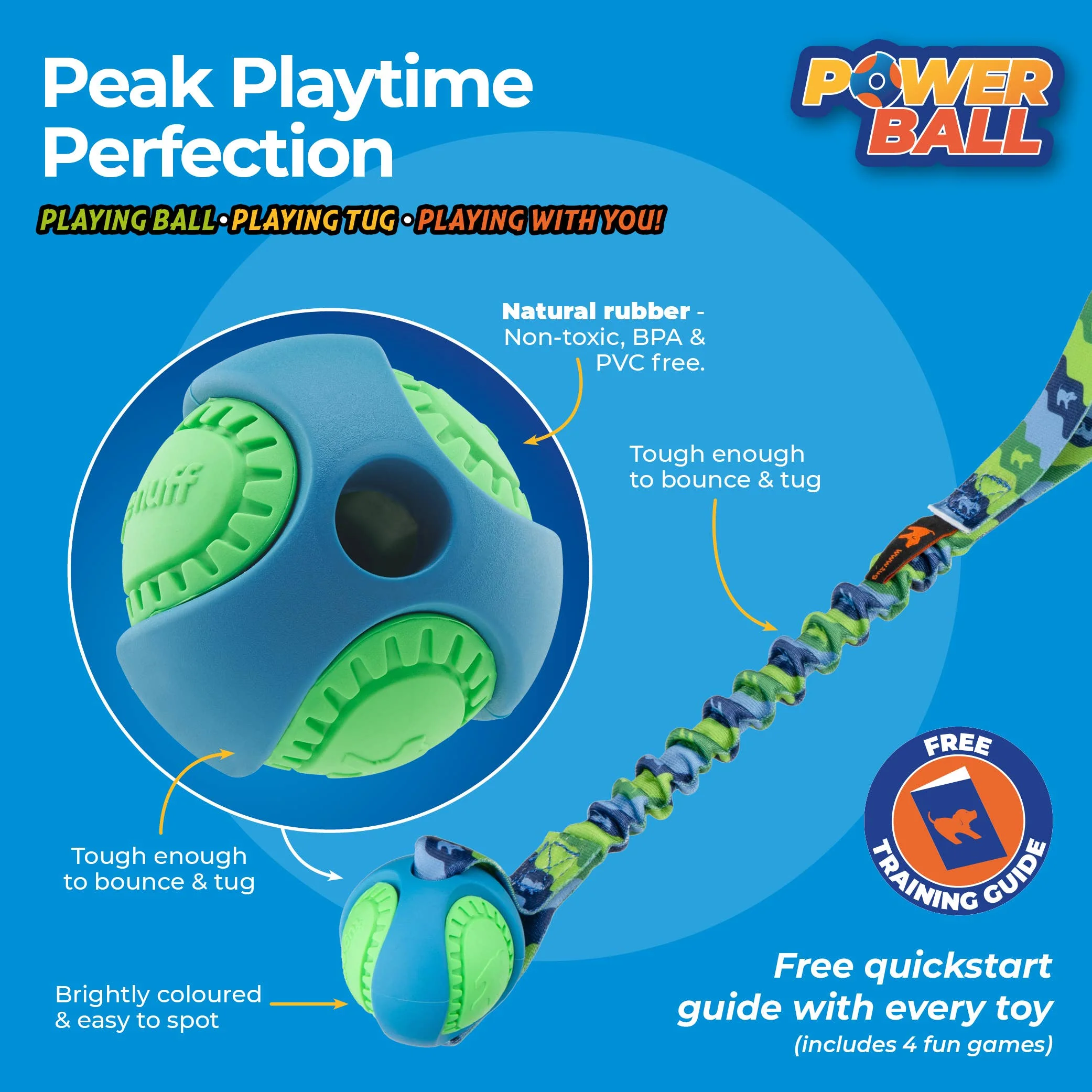 Tug-E-Nuff PowerBall Bungee Tug - Image 5